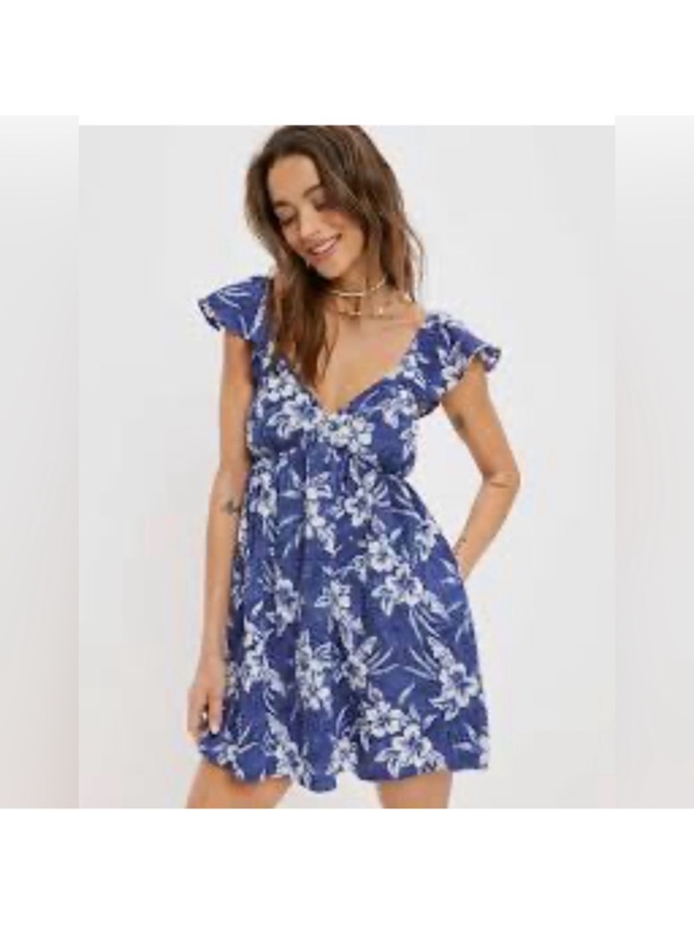 American Eagle Back Cutout Sundress Large